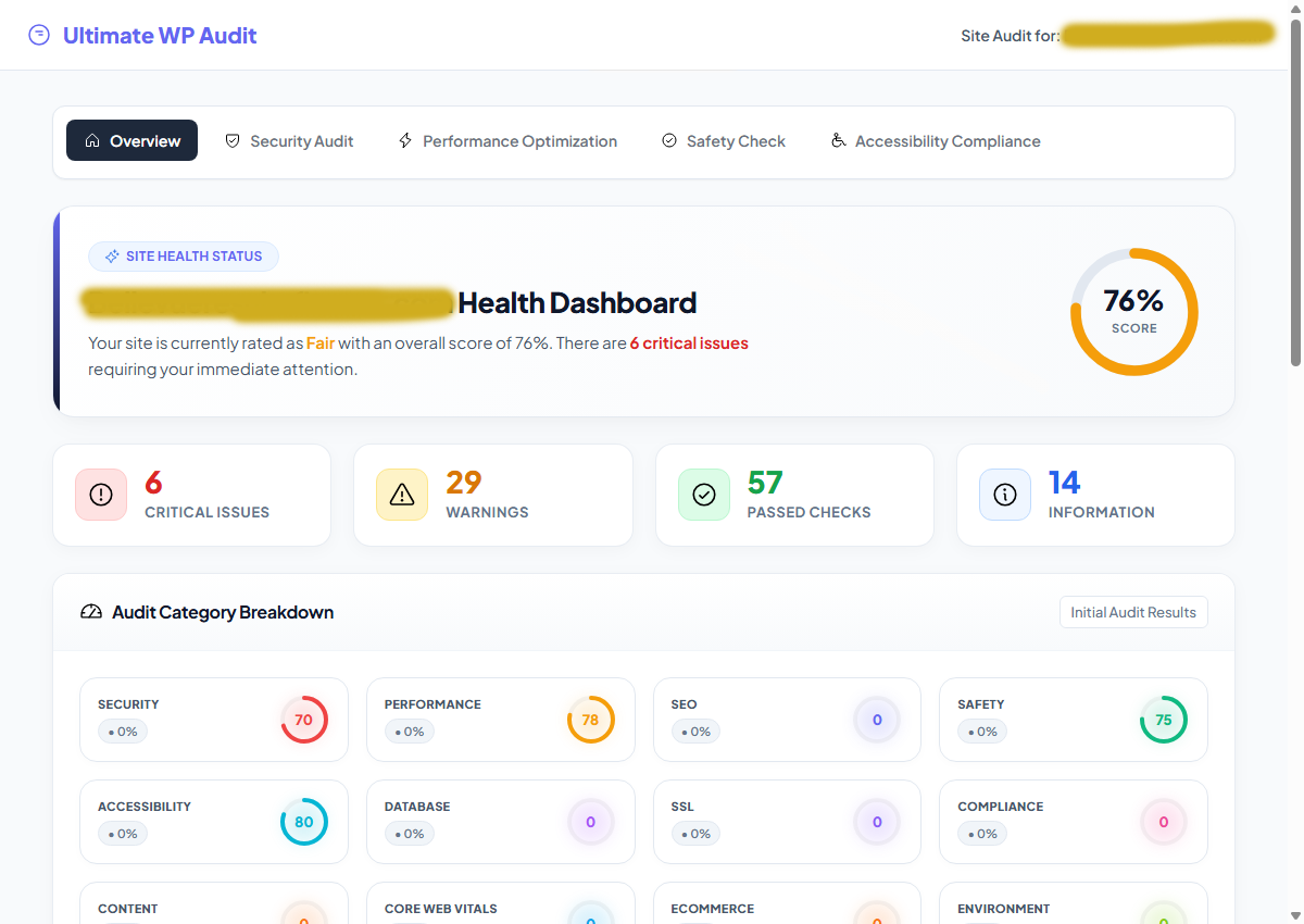Live Interactive Client Audit Portal
