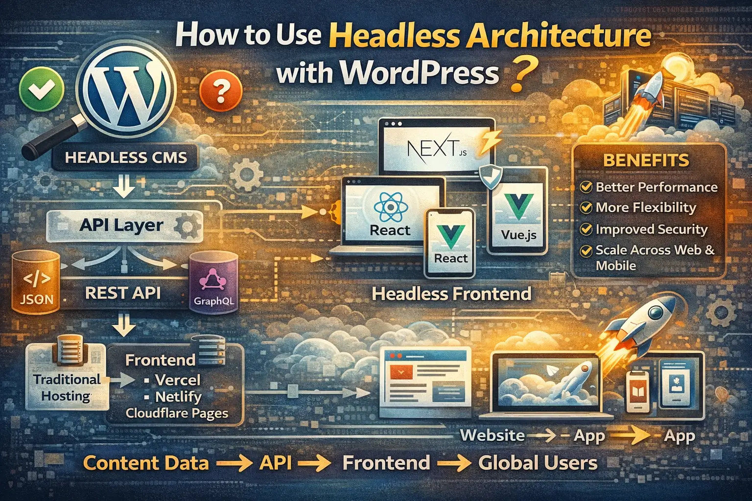 How to use Headless architecture with WordPress?